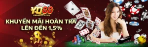 Khuyến mãi hoàn trả lên đến 1,5%