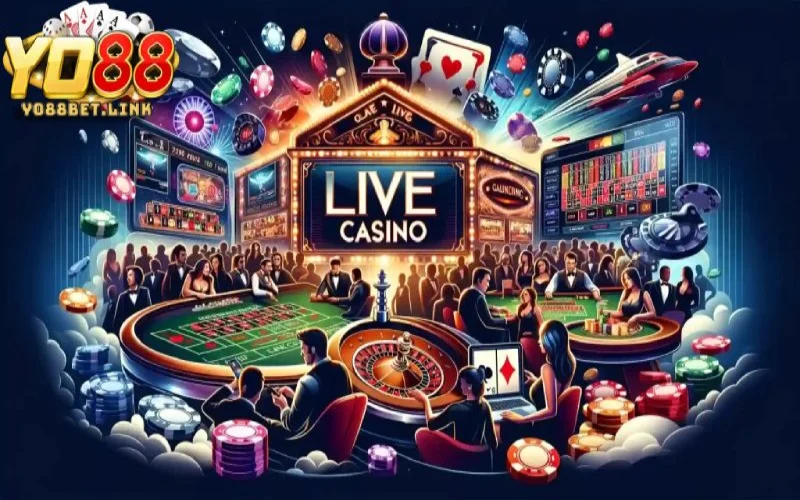 Tổng quan về chuyên mục live casino Yo88