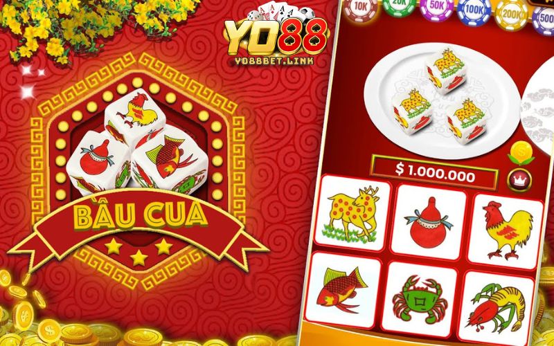 Bầu Cua Yo88 - Game Cá Cược Dân Gian Cực Lôi Cuốn