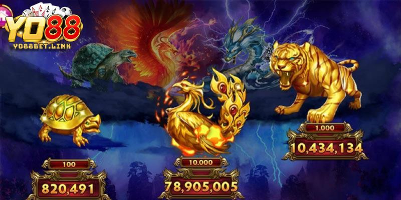 Kho Báu Tứ Linh Yo88: Game Slots Đỉnh Cao, Jackpot Khủng